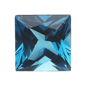 London Blue Topaz Princess Cut