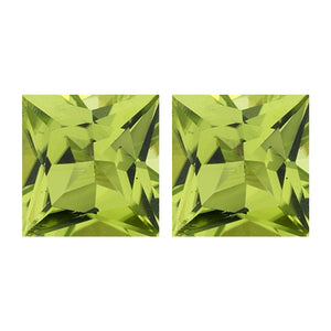 Natural Princess Shape Loose Peridot
