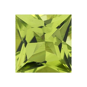 Natural Princess Shape Loose Peridot