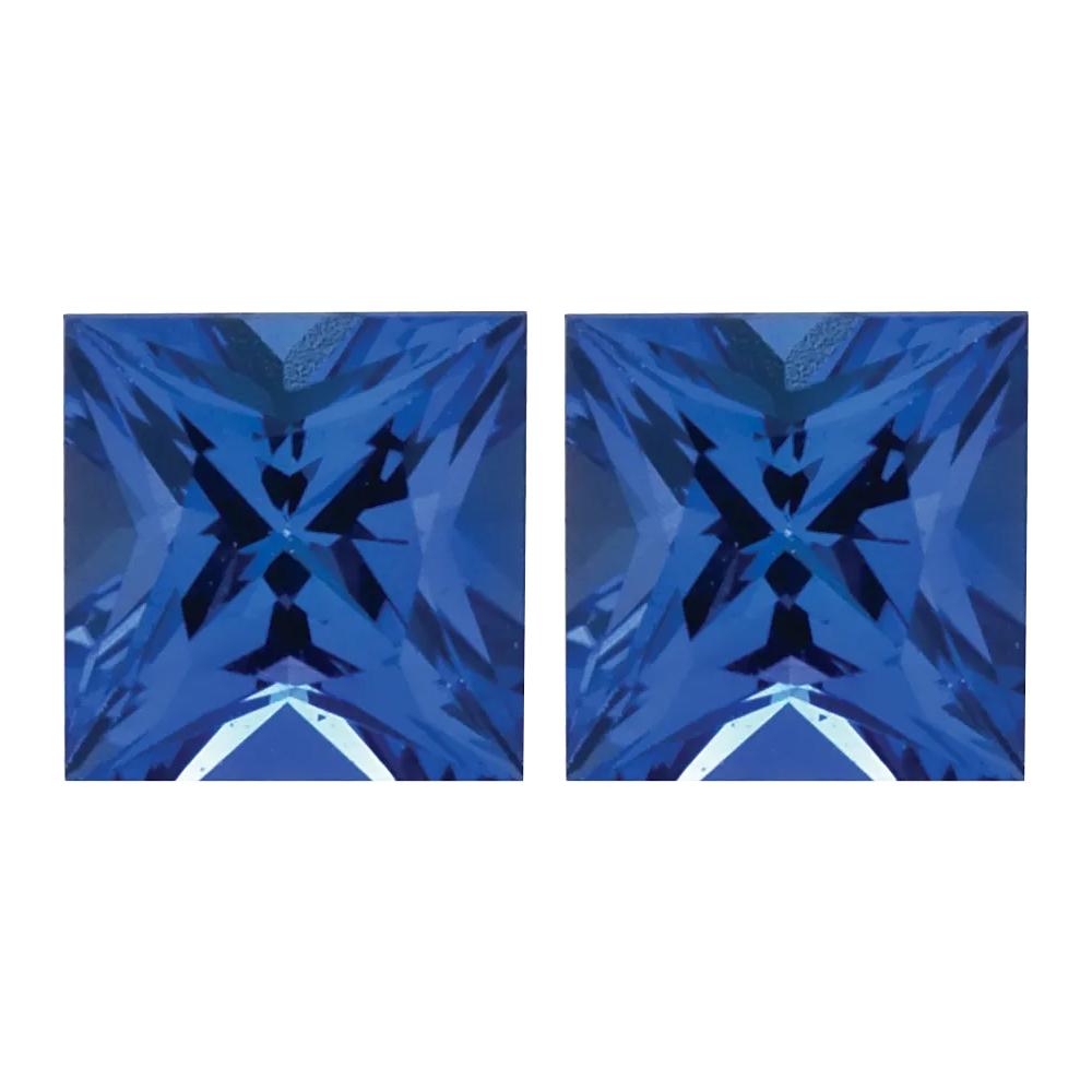 Natural Tanzanite Princess Cut