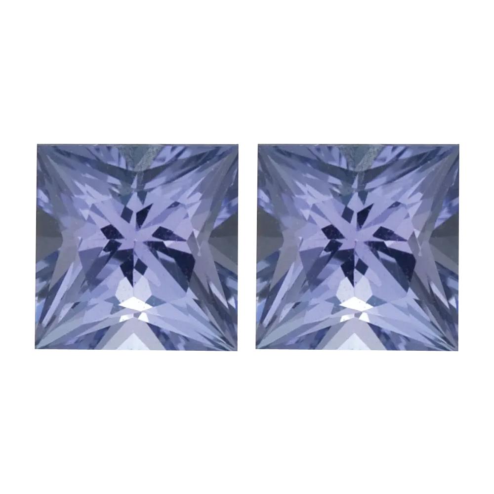 Natural Tanzanite Princess Cut