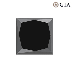 Loose Black Diamond GIA Certified Square -Princess Brilliant AAA Quality Available in Single and Pair From 1 ct- 8 ct