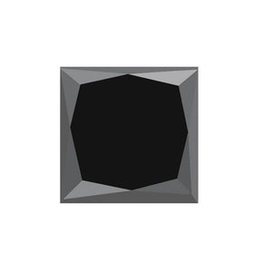 Loose Black Diamond Square- Princess Shape AAA Quality Available in Single or Pair From 1/10 CT - 3/4 CT