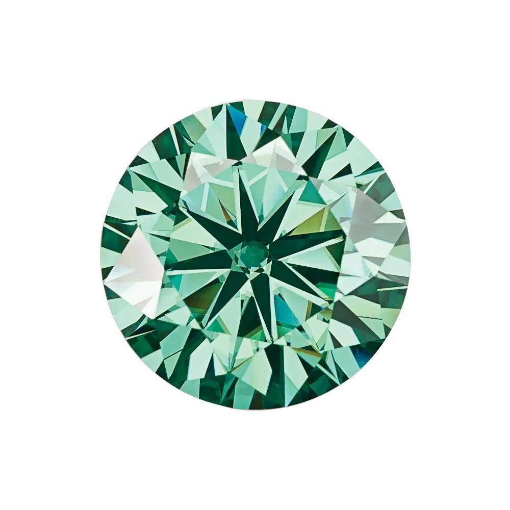 Round Best Green Moissanite