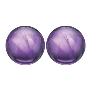 Natural Loose Round Cabochon Amethyst