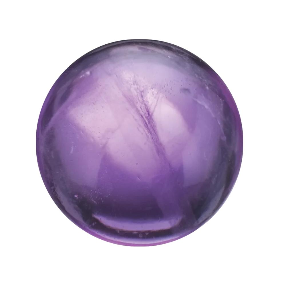 Natural Loose Round Cabochon Amethyst