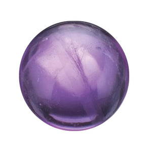 Natural Loose Round Cabochon Amethyst