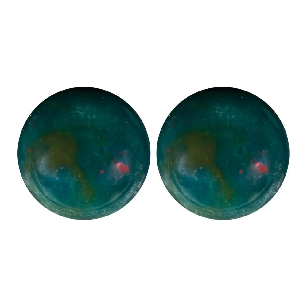 Natural Loose Round Cabochon Bloodstone