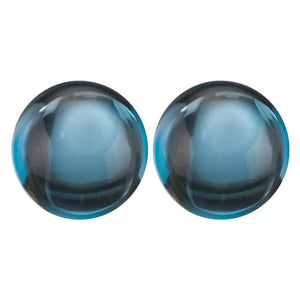 Natural Round Cabochon Loose Swiss Blue Topaz