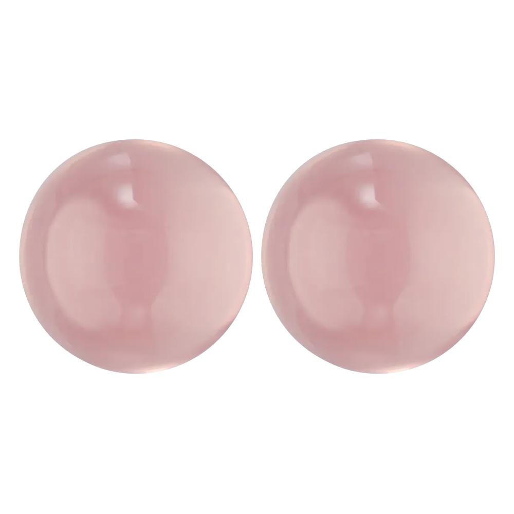 Natural Round Cabochon Cut Loose Rose Quartz