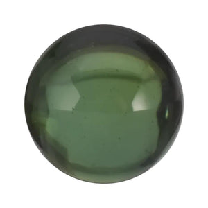 Natural Round Cabochon Loose Green Tourmaline