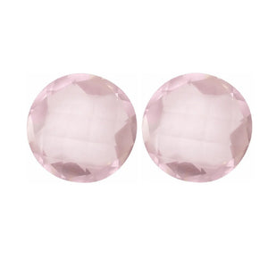 Natural Round Briolette Cut Loose Rose Quartz