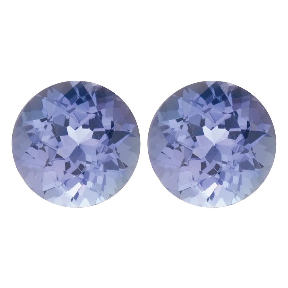 Natural Tanzanite Round Cut
