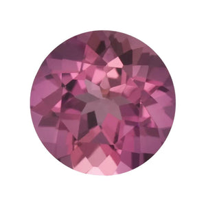 Natural Pink Tourmaline Round Shape AA Quality Faceted Gemstone Available in 1MM-6MM