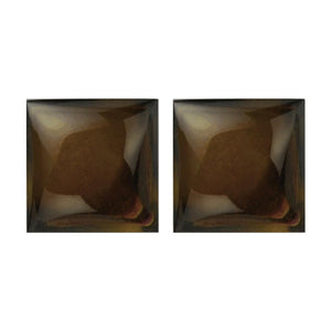 Natural Loose Smokey Quartz Square Buff Top