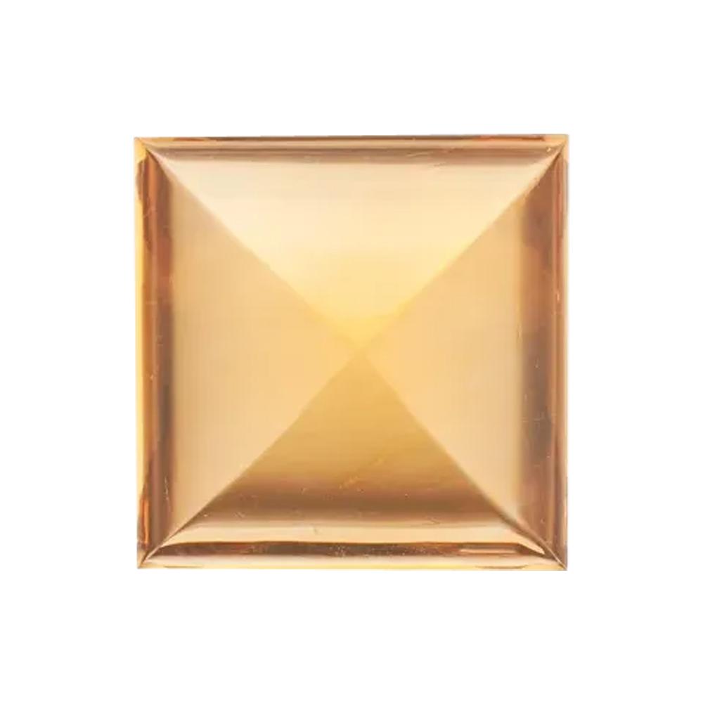 Natural Citrine Square Cabochon Cut