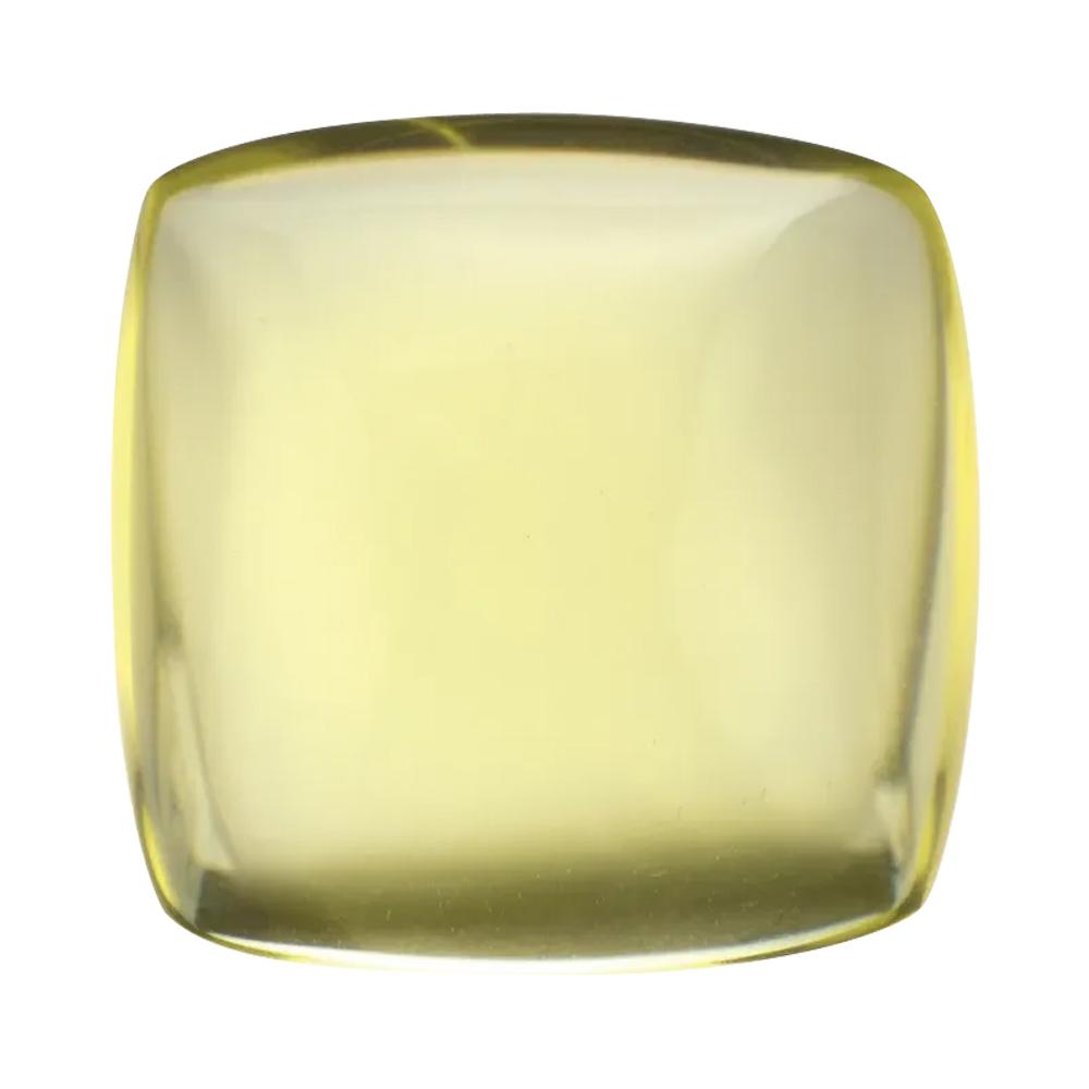 Natural Square Cabochon Loose Lemon Quartz