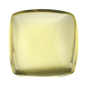 Natural Square Cabochon Loose Lemon Quartz