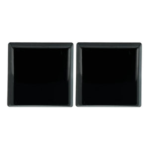 Natural Loose Square Cabochon Cut Black Onyx