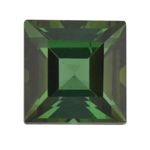 Natural Square Step Cut Loose Green Tourmaline