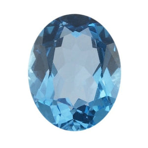 Oval Best Swiss Blue Topaz