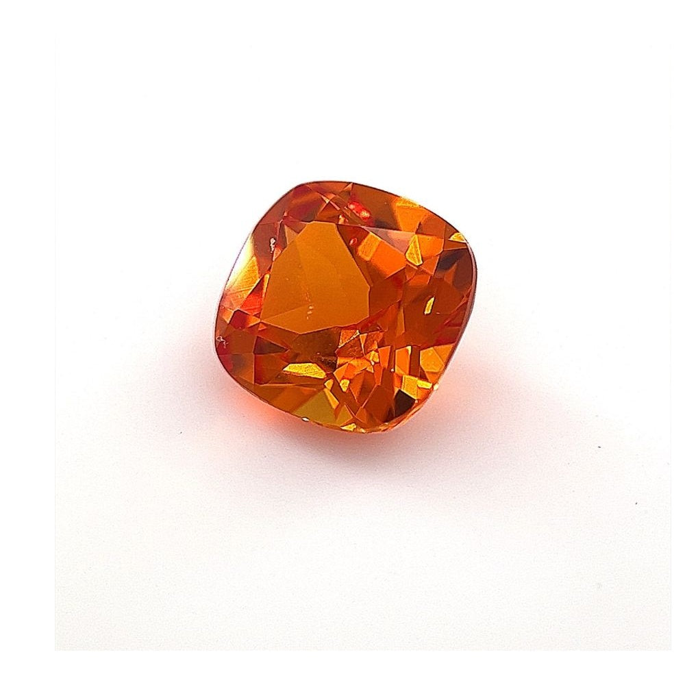 Cushion Best Synthetic Orange Sapphire