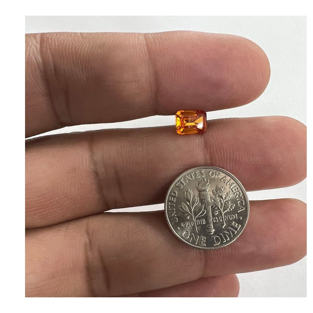 Emerald Best Synthetic Orange Sapphire