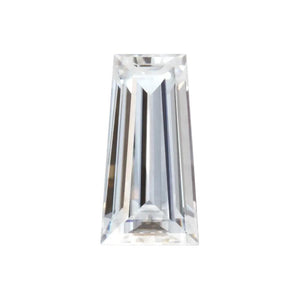 Lab Created DEF Color Tapered Baguette  Step Cut White Moissanite
