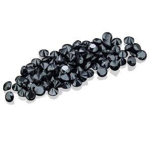 Treated Fancy Black Diamond Round Cut (Set of 10)