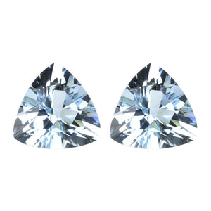 Natural Aquamarine Trillion Cut