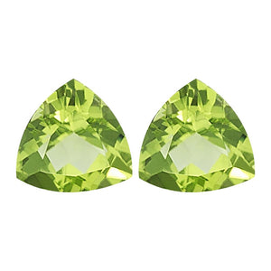 Natural Trillion Shape Loose Peridot