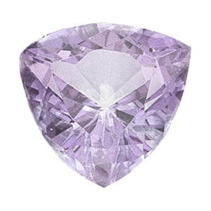 Trillion Loose Rose De France Amethyst