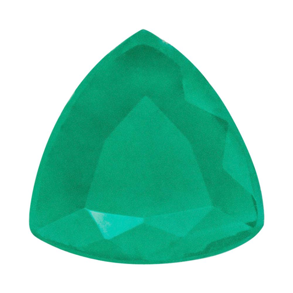 Natural Emerald Trillion Shape AA/A Quality Faceted Gemstone Available in 3x3MM-5x5MM