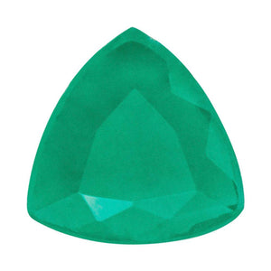 Natural Emerald Trillion Shape AA/A Quality Faceted Gemstone Available in 3x3MM-5x5MM