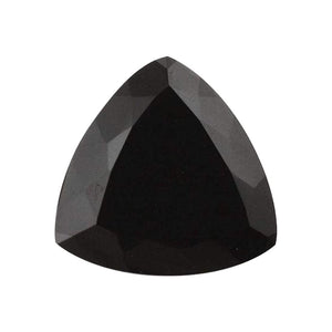 Natural Loose Trillion Faceted Black Onyx