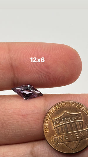 Synthetic Color Change Sapphire Lozenge Shape AAA Quality Gemstone Precision Cut in 4X2MM-16x8MM