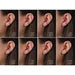 18K Yellow 7.5 mm Round 3-Prong Cocktail-Style Earring Mounting