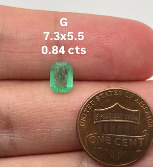 Natural Colombian Emerald Square Cut Loose Gemstone | Green Emerald for Engagement Ring, Fine Jewelry Making, May Birthstone