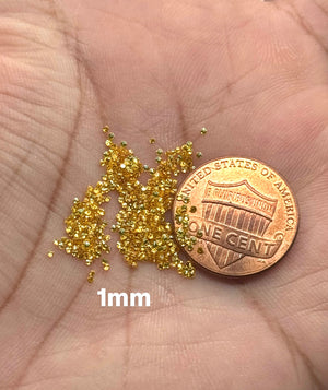 Golden Yellow Moissanite Round Loose Stone | VVS1 Brilliant Cut Gemstone | Jewelry Making