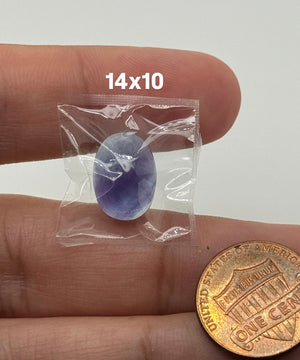 Natural Fluorite Oval Cabochon Loose Gemstone | 8x6mm to 18x13mm | Polished Fluorite Gem for Jewelry Making, Wire Wrapping, Healing Crystals