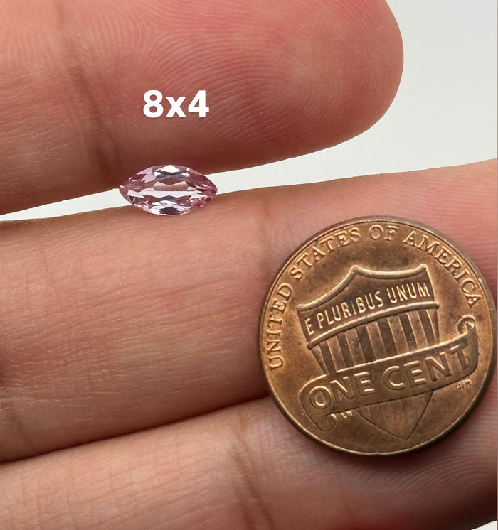 Loose Imperial Topaz Gemstone - 8x4mm Marquise Peach AAA Quality, Natural Peach Topaz Stone for Jewelry Making, for Rings, Earrings