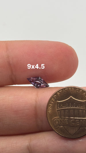 Synthetic Color Change Sapphire Lozenge Shape AAA Quality Gemstone Precision Cut in 4X2MM-16x8MM