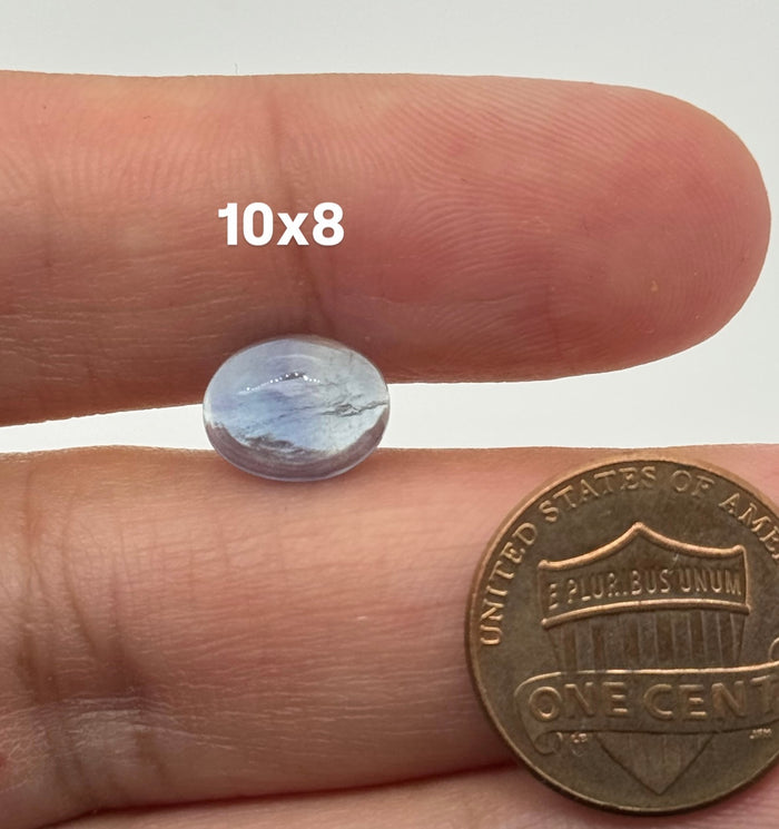 Natural Fluorite Oval Cabochon Loose Gemstone | 8x6mm to 18x13mm | Polished Fluorite Gem for Jewelry Making, Wire Wrapping, Healing Crystals