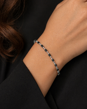 bracelet worn on wrist elegant styling luxury anniversary jewelry look