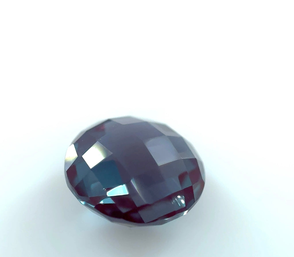 Lab Created Alexandrite Round Briolette