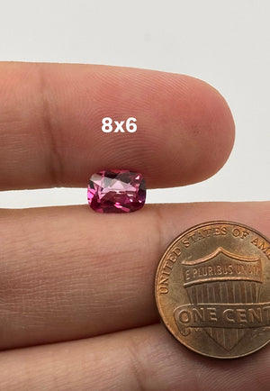 Natural Pure Pink Topaz Elongated Cushion Checker Cut AAA Loose Gemstone Available in 7x5MM-20x15MM