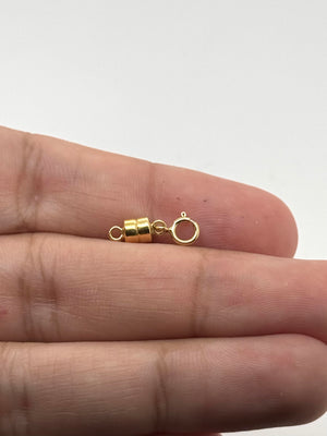 fine jewelry 14K gold magnetic clasp connector