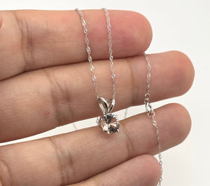 Fine Jewelry Collection Featuring Morganite Gemstone Pendants with Elegant Minimalist Style
