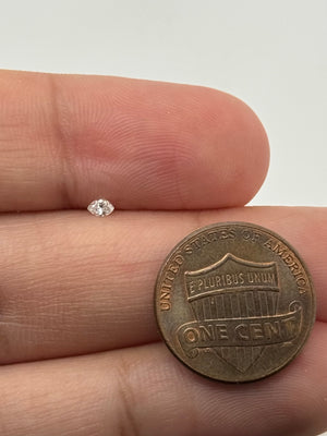 Natural Marquise Cut Melee Diamond 3.2x2.1mm | GH Color SI1 Clarity | Loose One-of-a-Kind Diamond for Custom Jewelry Design