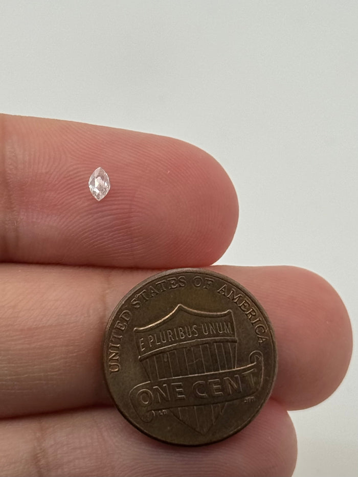 Natural Marquise Rose Cut Melee Diamond 3.7x2.9mm | GH Color SI1 Clarity | Loose One-of-a-Kind Diamond for Custom Jewelry Design